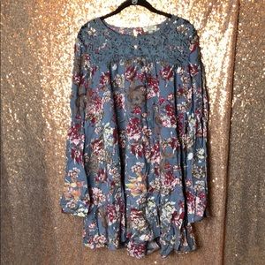 Umgee Floral shift dress